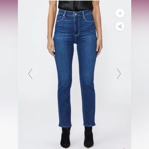 PAIGE CINDY HIGH STRAIGHT JEAN - DREAM WEAVER